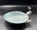 Peacock-Feathered Serving Platter - Image 3