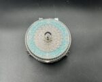 Small Peacock Round Enamel Dry Fruit Box - Image 2